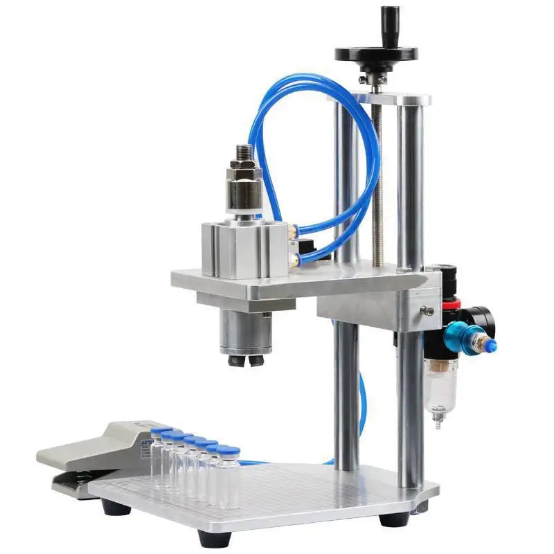 

Bottle capper cap rolling Oral liquid sealing Locking Aluminum-plastic cap sealing machine