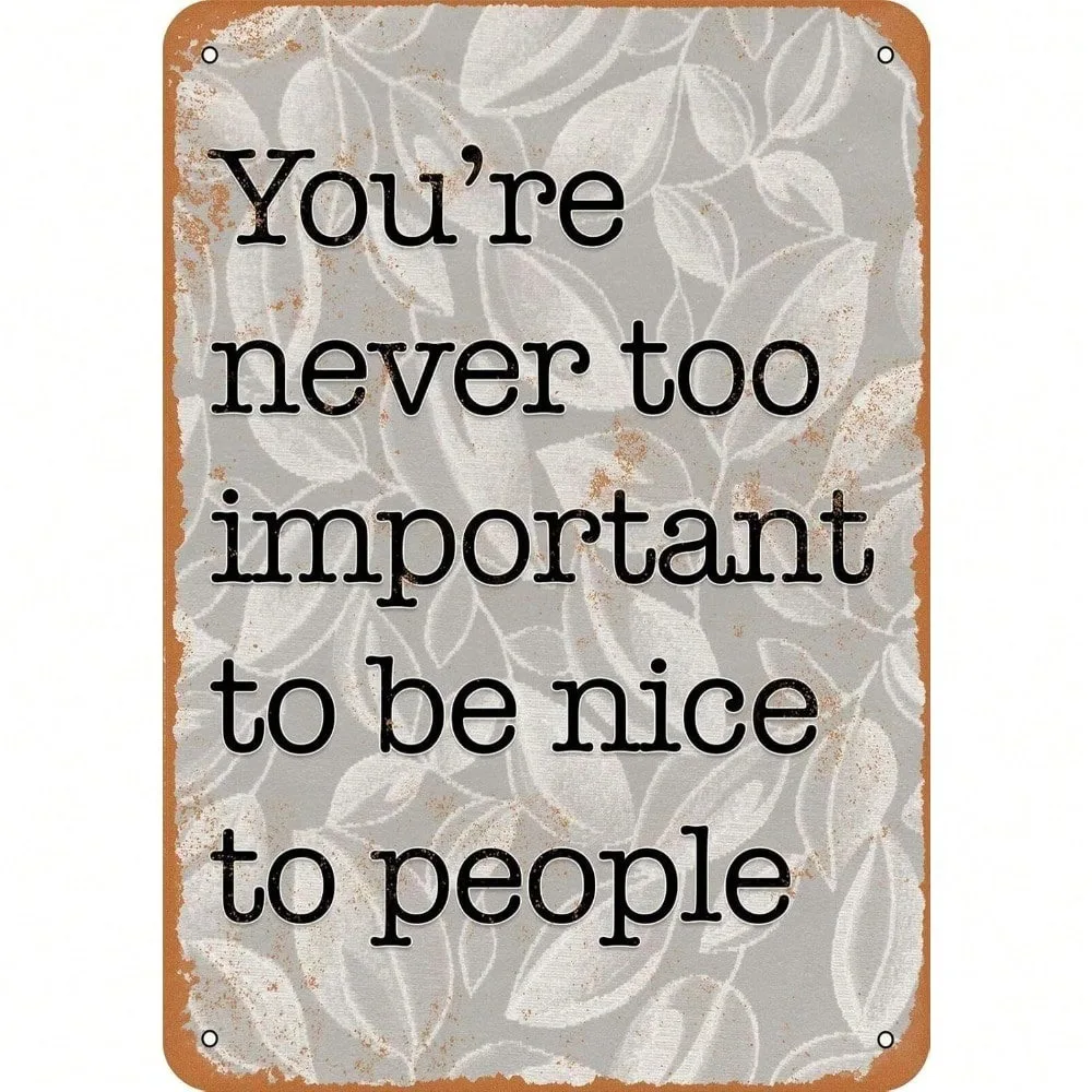 

RAGWING Motivational Metal Sign - Vintage Tin Art Deco Wall Decor for Home Office Cafe, Rustic Retro Valentine's & Ramadan Decor