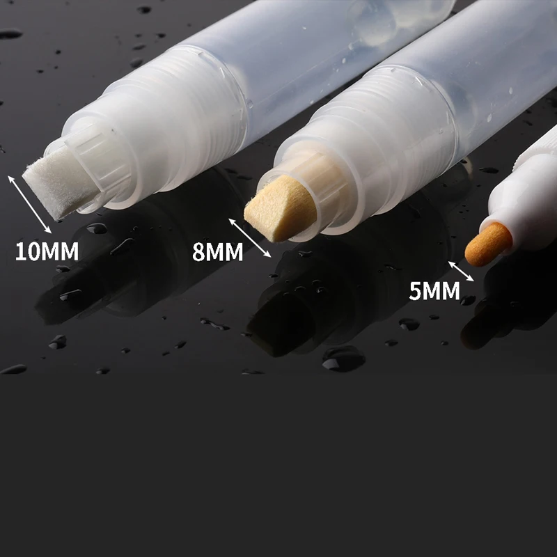 1 Stück wiederholbare Kunststoff leere Stifts tange 5mm 8mm 10mm Fässer Rohr für Graffiti Stift flüssige Kreide Marker Farbe Stift Zubehör