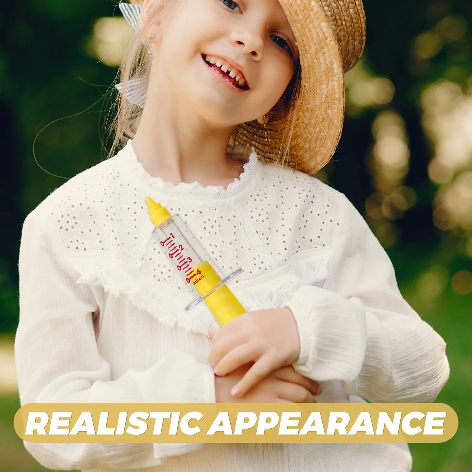 Kit da 10 pezzi per giochi di finzione, strumenti medici realistici, set di giochi di ruolo per bambini educativi per la simulazione di abiti da festa