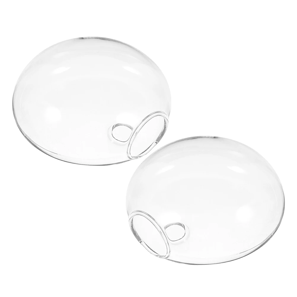 

2Pcs Hydroponic Vase Transparent Glass Wall Mounted Plant Holder for Indoor Plants Home Office Decor Cool Vase Glass Propagation