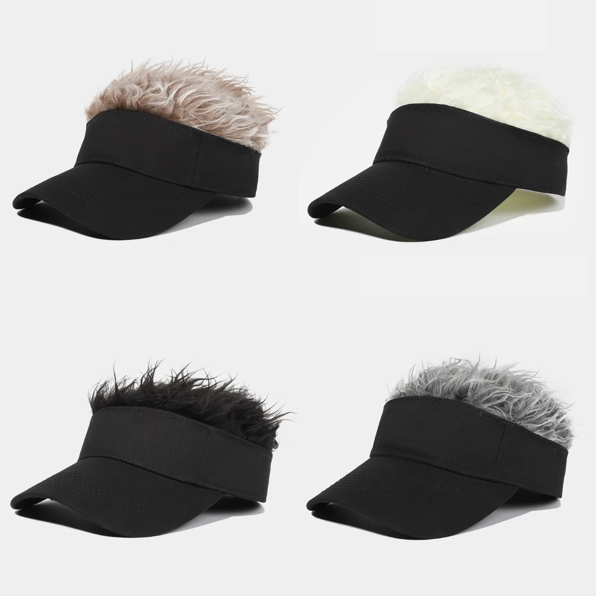 

Wig Performance Hat for Man's and Woman's Breathable and Comfortable Baseball Cap Casual Adjustable Peaked Cap Sun Shading Hat