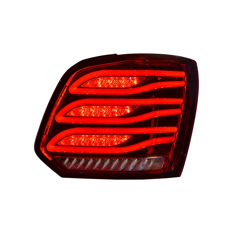 Taillight assembly for Volkswagen Polo 2010-2018 VW Polo LED Tail Light Sequential Turn Signal Brake Light Reverse Light