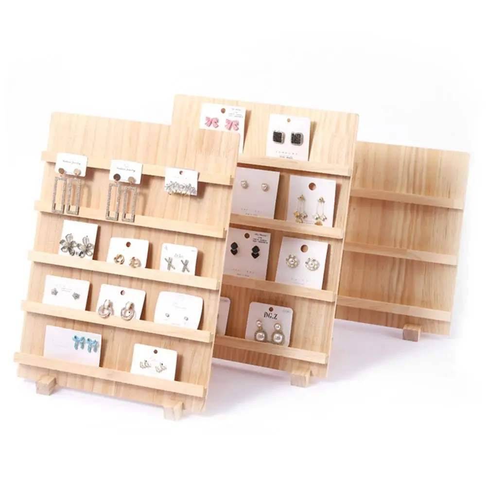 3/4/5 Layer Wooden Nail Art Stand Multi-functional Large-capacity Manicure Products Showing Shelf Space Saving Smooth