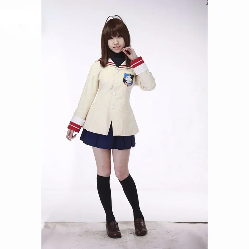 Hot School Uniform Clannad Furukawa Nagisa Hikarizaka Private High School Grade 3 School Uniform Anime Cosplay Costume