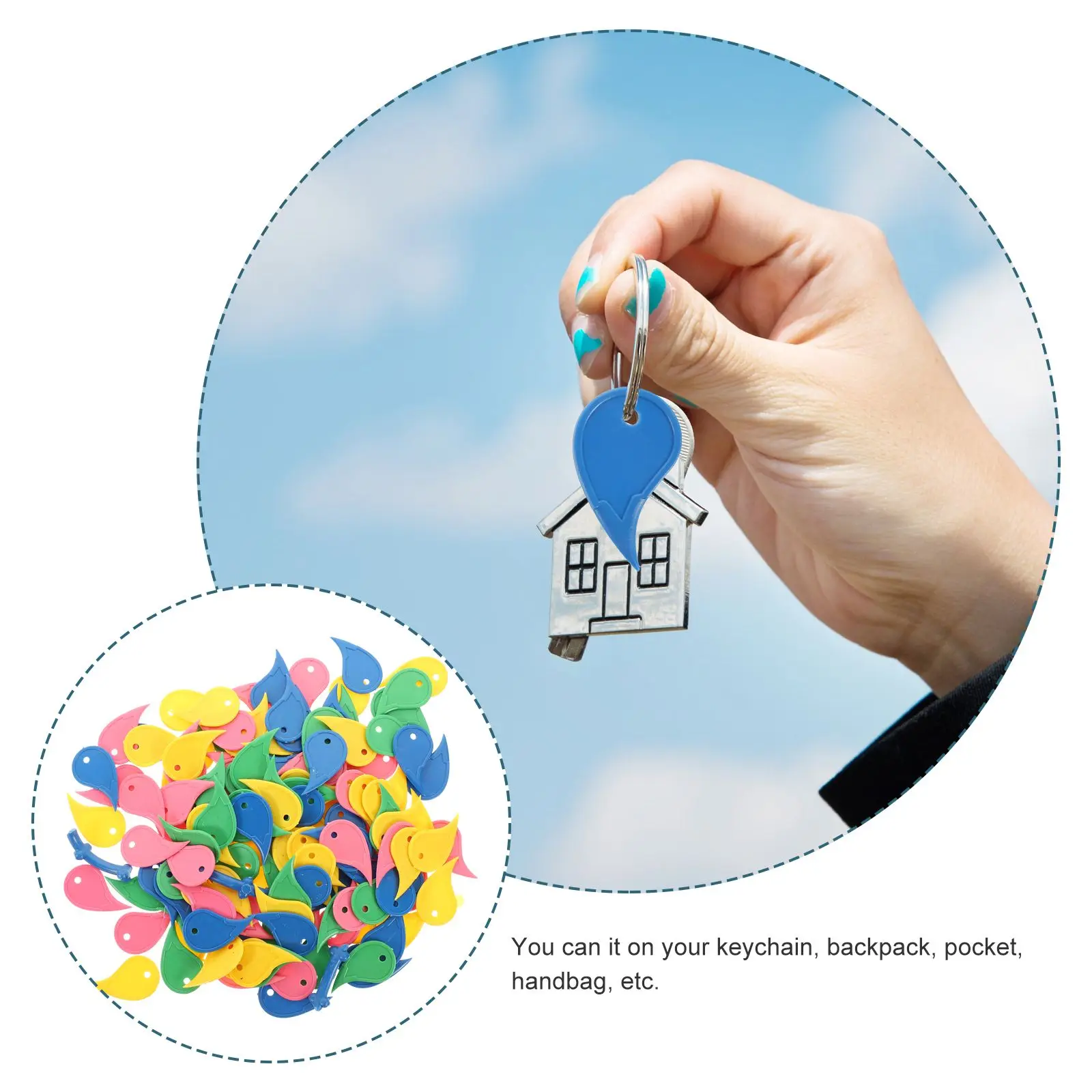 500 Pcs Plastic Mini Opener Ergonomic Colorful Express Box Letter Sealer Multifunction Lightweight Portable