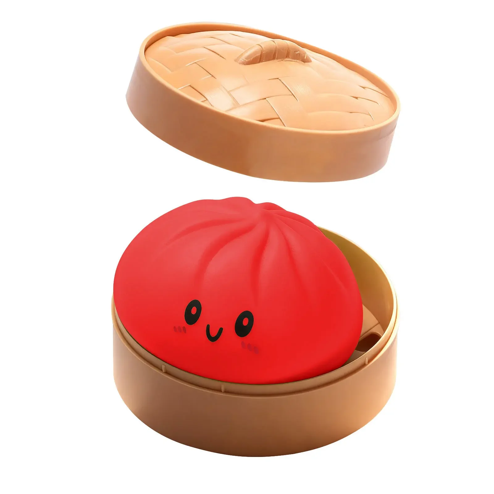 New Glitter Dumpling Glitter Dumpling Squishy with Box Dumplings Sensory Squeeze Toy for Stress Relief image 3