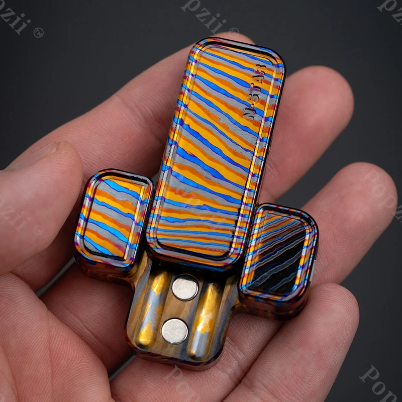 N-STAR magnétique ouvrir l'armure EDC Zirconium adultes soulagement du Stress jouet Table ornement Cool Gadget anxiété jouets