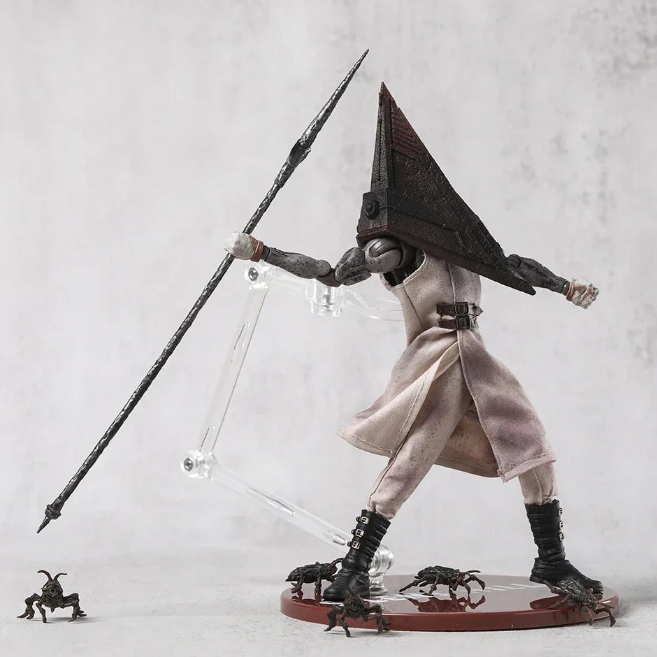 

Mezco Toyz Red Pyramid Sing Silent Hill 2 1/12 Collective Action Figure Model PVC Toy Display Gift Collection Doll