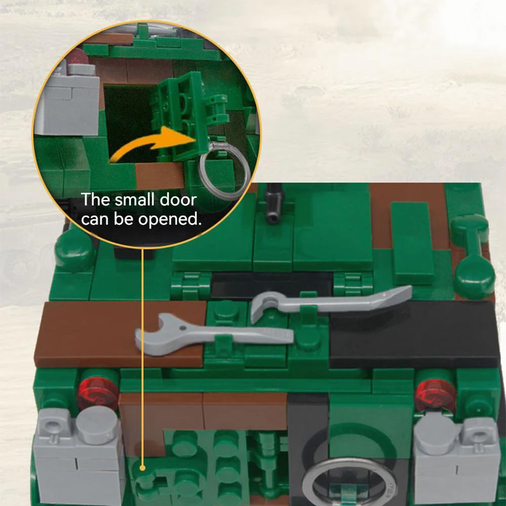 جديد وصول اللبنات العسكرية الألمانية WW2 M113 الناقل المدرع الطوب كتل لعب للبنين ألعاب تعليمية