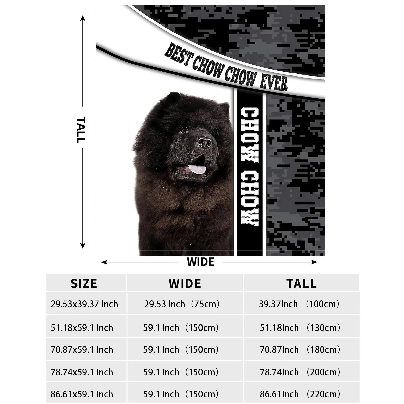 موضة الحيوانات الفانيلا البطانيات أفضل تشاو تشاو على الإطلاق ثلاثية الأبعاد مطبوعة رمي بطانية مكتب قيلولة السفر المحمولة لحاف دروبشيبينغ
