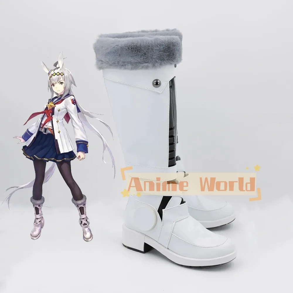 Anime Pretty Derby Oguri Cap Scarpe Cosplay Stivali realizzati su misura