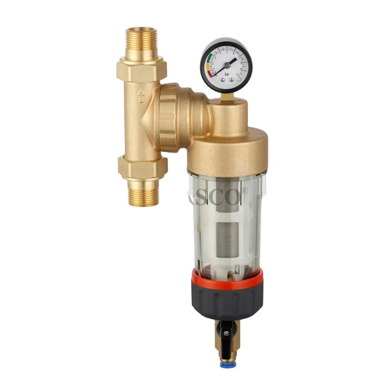 Water Pre Filter Pressure Regulating Backwash Pre Water Filter Whole House Filter