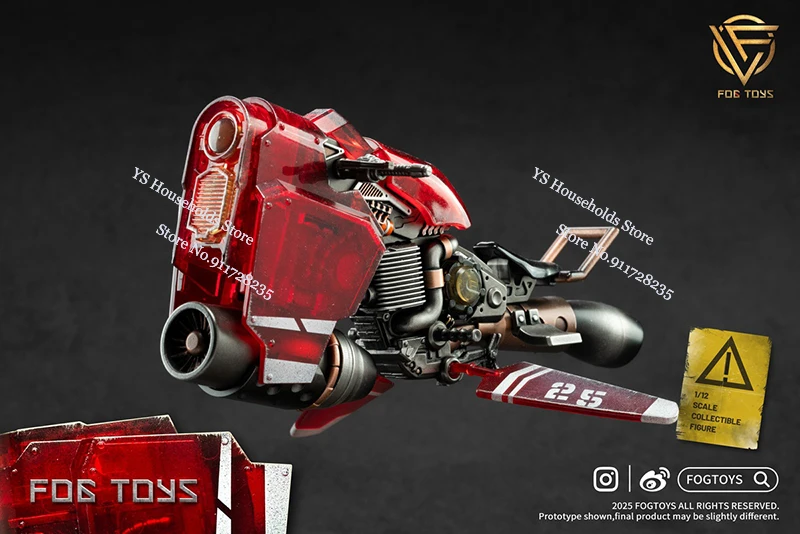 

FOGTOYS Accessory 1/12 Red Color Ver 01FT Mountaining Detachable Model Mini Stone Platform Scene Ornament 6inches Figurine