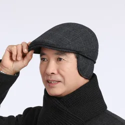 Unisex Vintage Wool Blend Beret Hat Big Head French Artist Style 30% Wool Beanie Elegant plus Size Cap for Men And Women