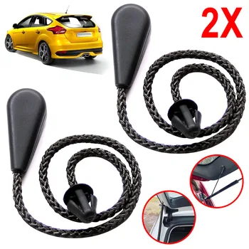 Für Ford Focus 2004–2011 Mk2 Hinten Stamm Hutablage Fach Abdeckung String Strap Hutablage String Cord Abdeckung Strap