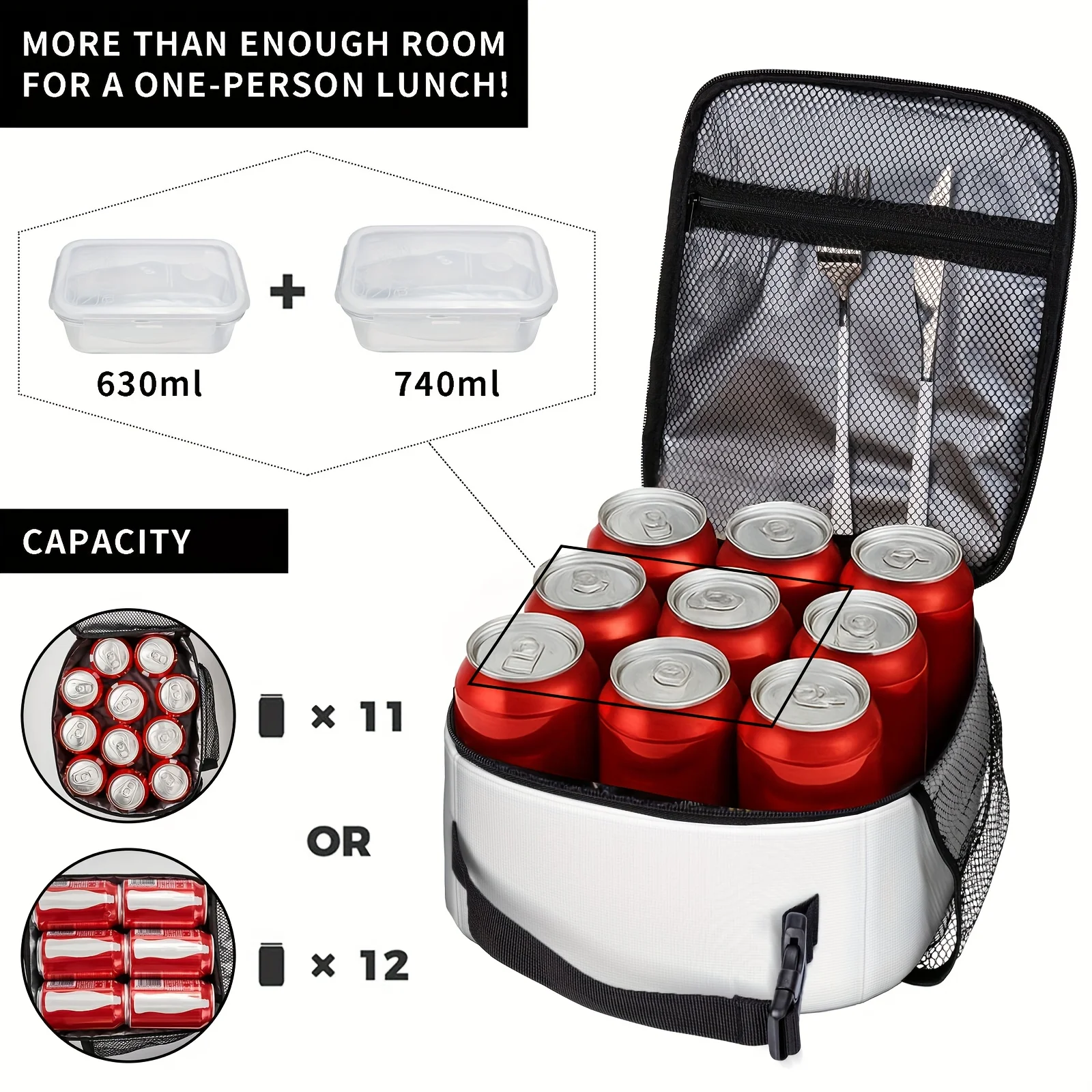 Tarot Black Cat Theme Lunch Box for Men Women Cat Lunch Box for Work,Picnic,School,Travel,Hiking,Beach Or Fishing