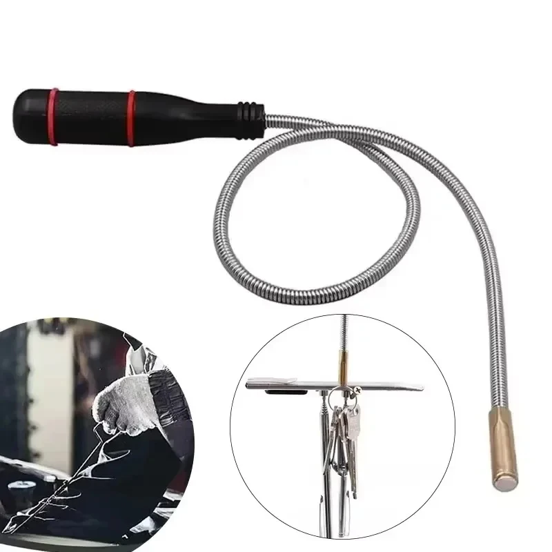 

New Foldable Strong Magnetic Pickup Grabber Tool Portable Retractable Magnet Rod Car Disassembly Maintenance Workshop Hand Tools