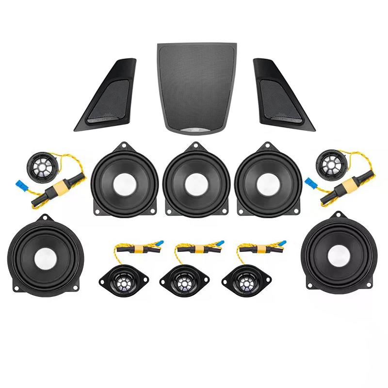 Speakers Set Fit For BMW F10 F11 5 Series 520 523 525 528 Audio Head Treble Horn Loudspeaker Music Sound Tweeter Speakers Covers