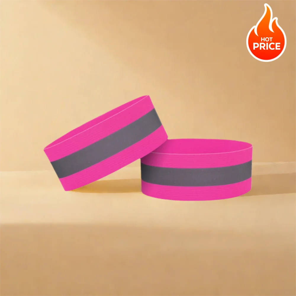 مضيئة عاكس الفرقة حزام توهج مطاطا LED عاكس شارة متعددة الوظائف آمنة السلامة عاكس قطاع الصيد #1