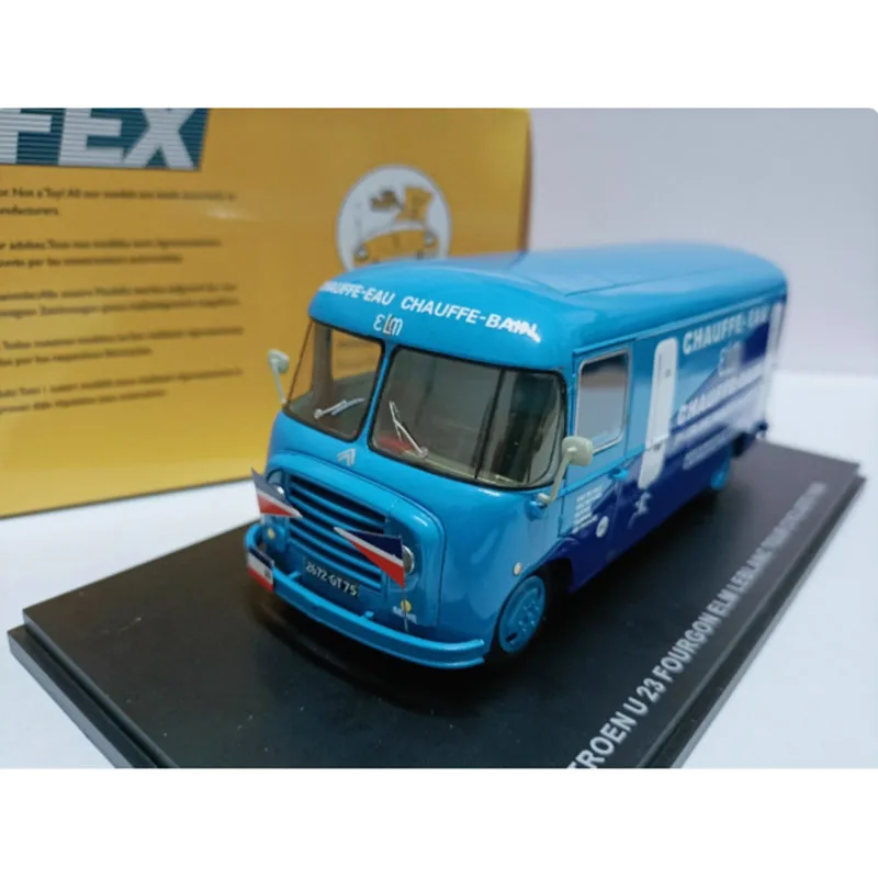 PERFEX 1:43 scale Citroen U23 1958 blue Resin Car Model Adult Souvenir Classic Static Display Collectible Toy Gift