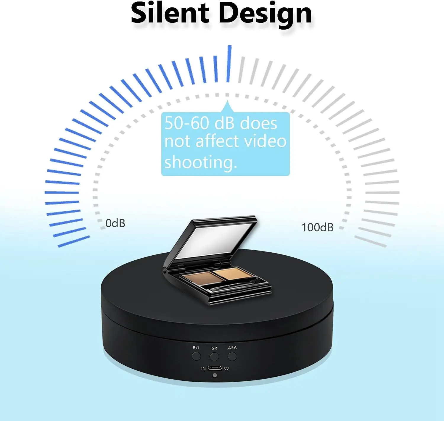Mcbazel 360 Degree Rotating Display Stand, 5.4 Inch Motorized