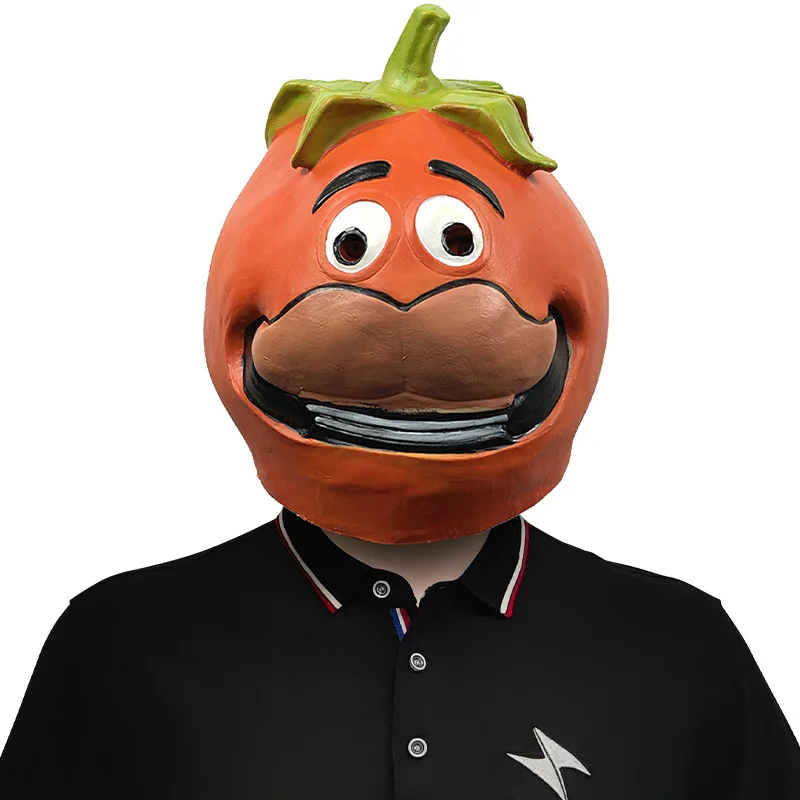 

Fortnite Game Kawaii Tomatohead забавная латексная маска мультфильм косплей головные уборы Хэллоуин вечерние реквизит для выступлений детский рождественский подарок игрушка