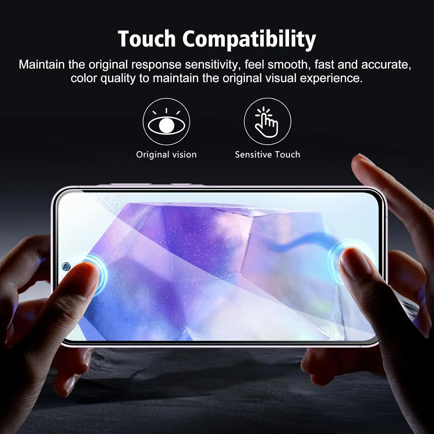 2025 غراء زجاجي جديد لهاتف سامسونج A55 واقي شاشة من الزجاج المقسى فيلم زجاجي #5