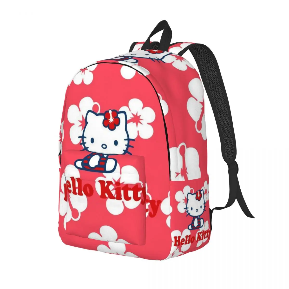 Kawaii Sanrio HelloKitty Cartoon Backpack for Men Women Fashion Student Business Daypack College Canvas Bags Sports