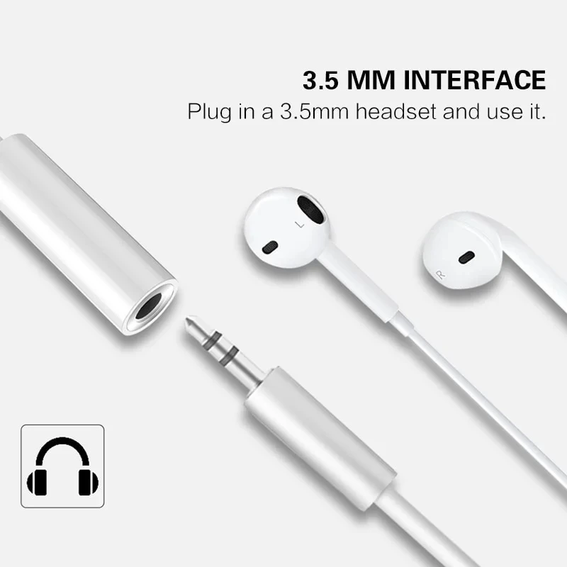 NNBILI For IOS Adapter to 3.5mm Jack AUX Cable For iPhone 14 13Pro Max Male to Female Adapter Headphone Converter Audio Splitter