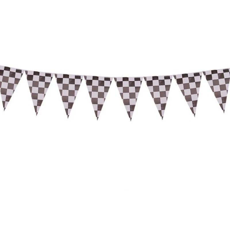 1 Set Rennwagen-Party-Papierbanner für Geburtstag, festliche Veranstaltungsdekoration – Detail 3