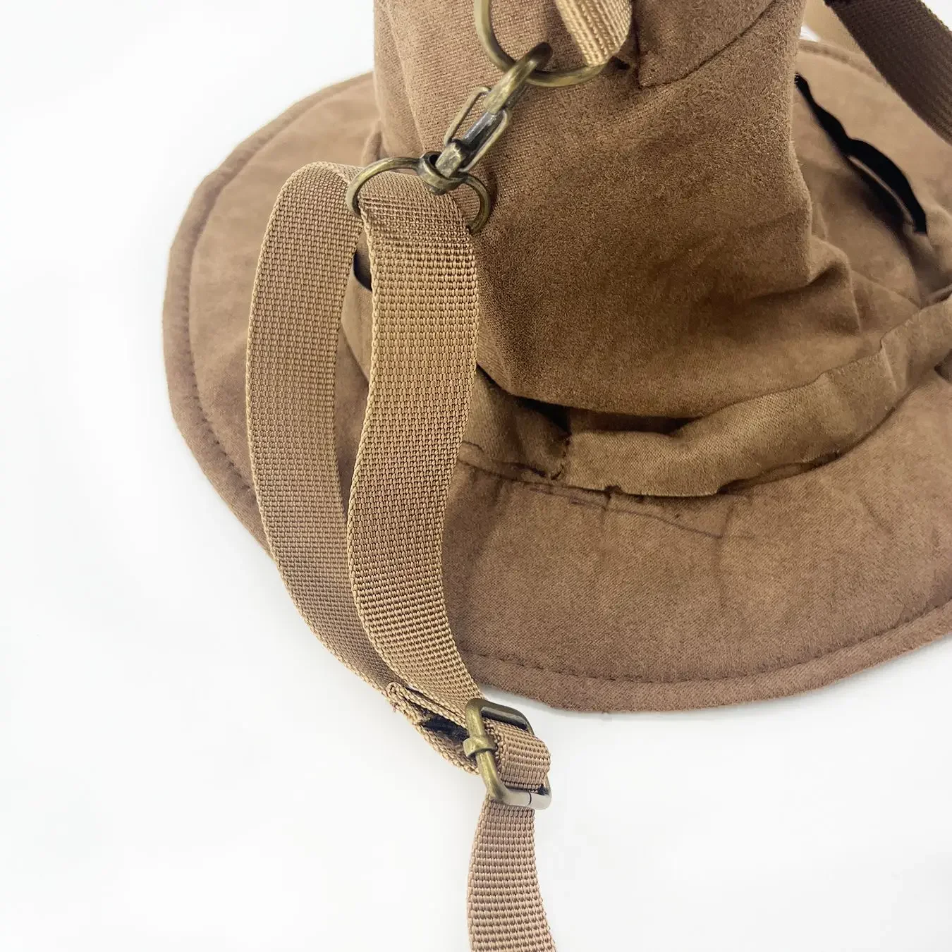 Potter Witch Hat Distribution Academy Hat Bag Toy Pointed Brown Hat Unisex One Shoulder Portable Bag Gift Party Movie Props