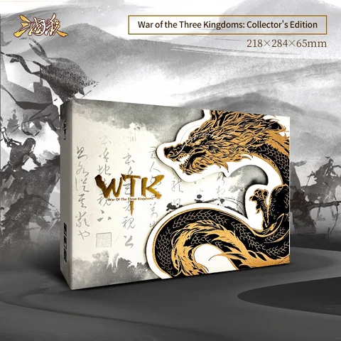 Wtk War The Three Kingdoms Collector Edition English Version Board Game General Cards Strategy Party Game