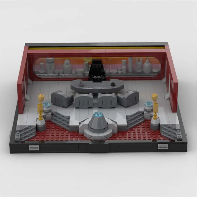 New 786Pcs Famous Star Battle Movie Moc Palpatine Office Model Building Blocks Diy Creative Ideas Bricks Toys Birthday Gifts - view 2
