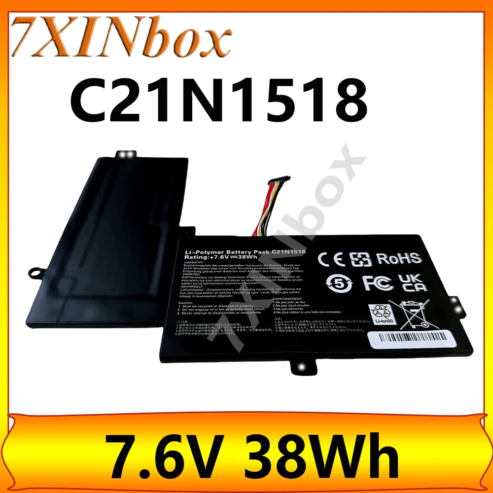 

7XINbox C21N1518 38WH 7,6 В аккумулятор для ноутбука Asus VivoBook Flip TP501UB TP501UA TP501 TP501UQ Series TP501UA-1A TP501UA-CJ016T