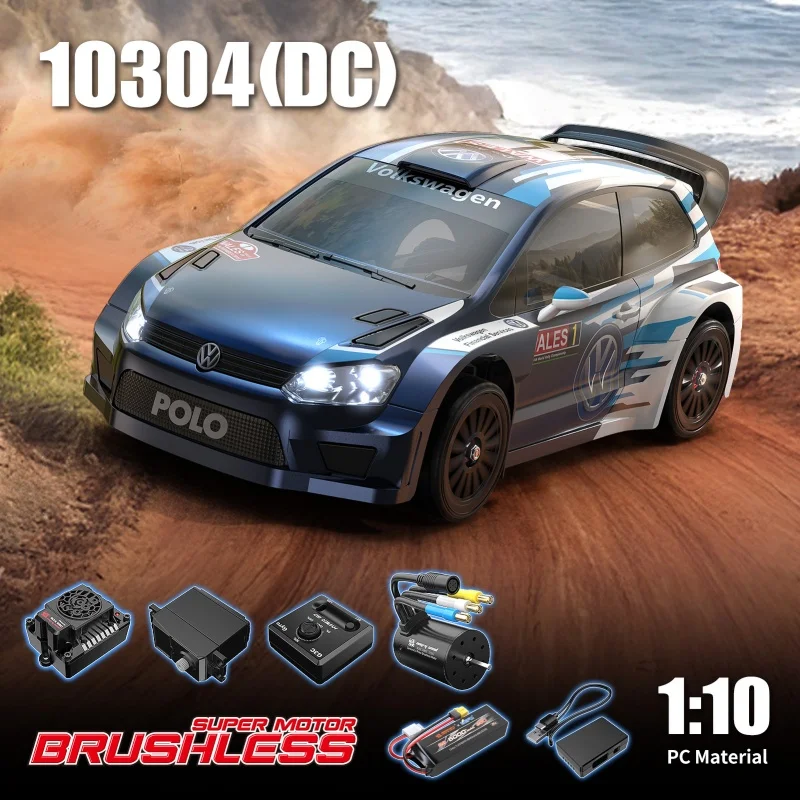 

MJX Hyper GO 10304 Polo R WRC Licensed Models Products 1/10 Scale 4WD Electric RC Rally Car With Brushless Motor 70KM/H 3S RTR