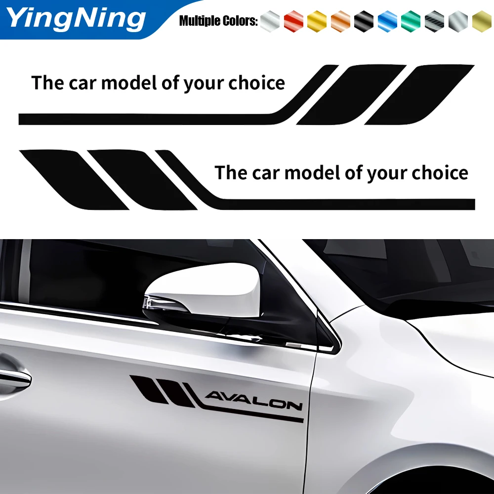 

2pcs Car small stickers vinyl car body decals creative car fender car stickers for Toyota Camry Sienna Prius RAV4 CHR Yaris AYGO