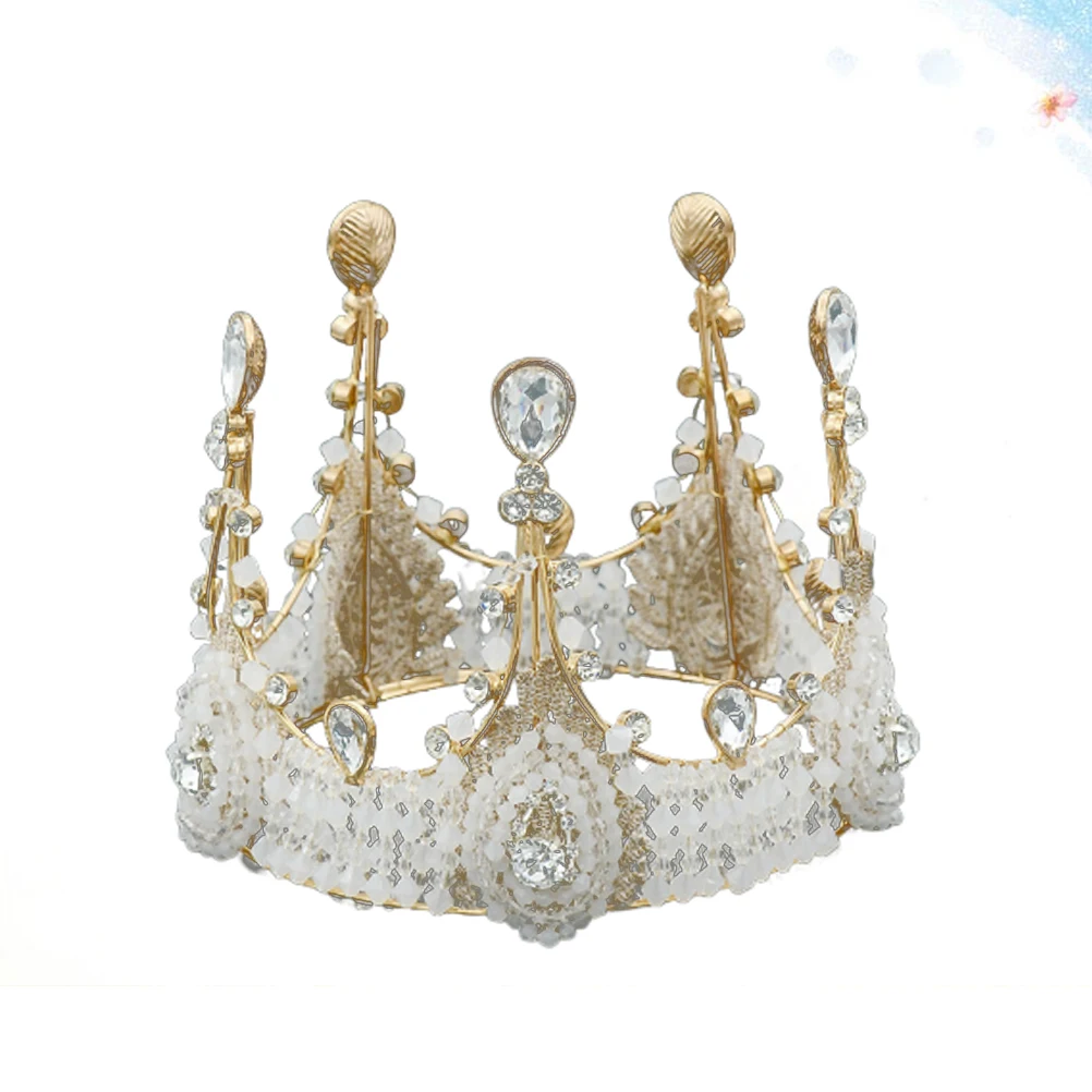 

Кружевной головной убор с короной 10,5x8 см, аксессуары на день рождения, стильная корона на день рождения со стразами для девочек, головной убор для особых мероприятий