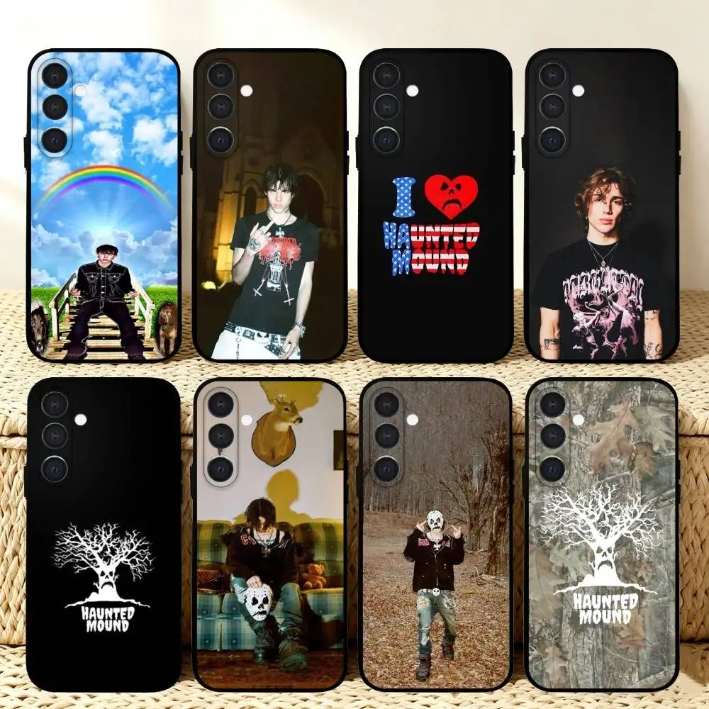 

S-Sematary H-Haunted M-Mound Phone Case For Samsung A73,A21s,A22,A31,A32,A52,A53,A71,A80,Soft Black Shell