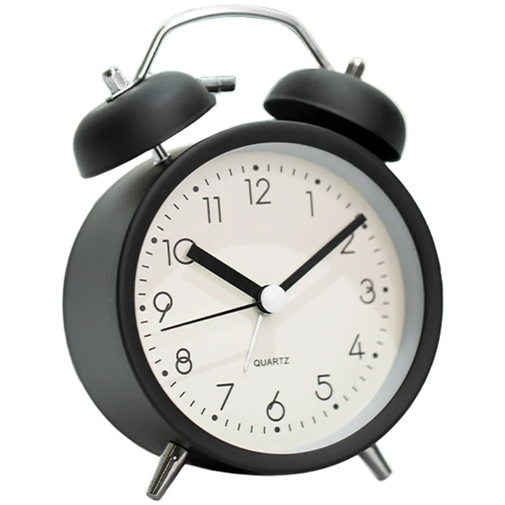For Childrens Alarm Clock With Metal Construction Glow In The Dark Silent Sweep Movement And Night Light Feature