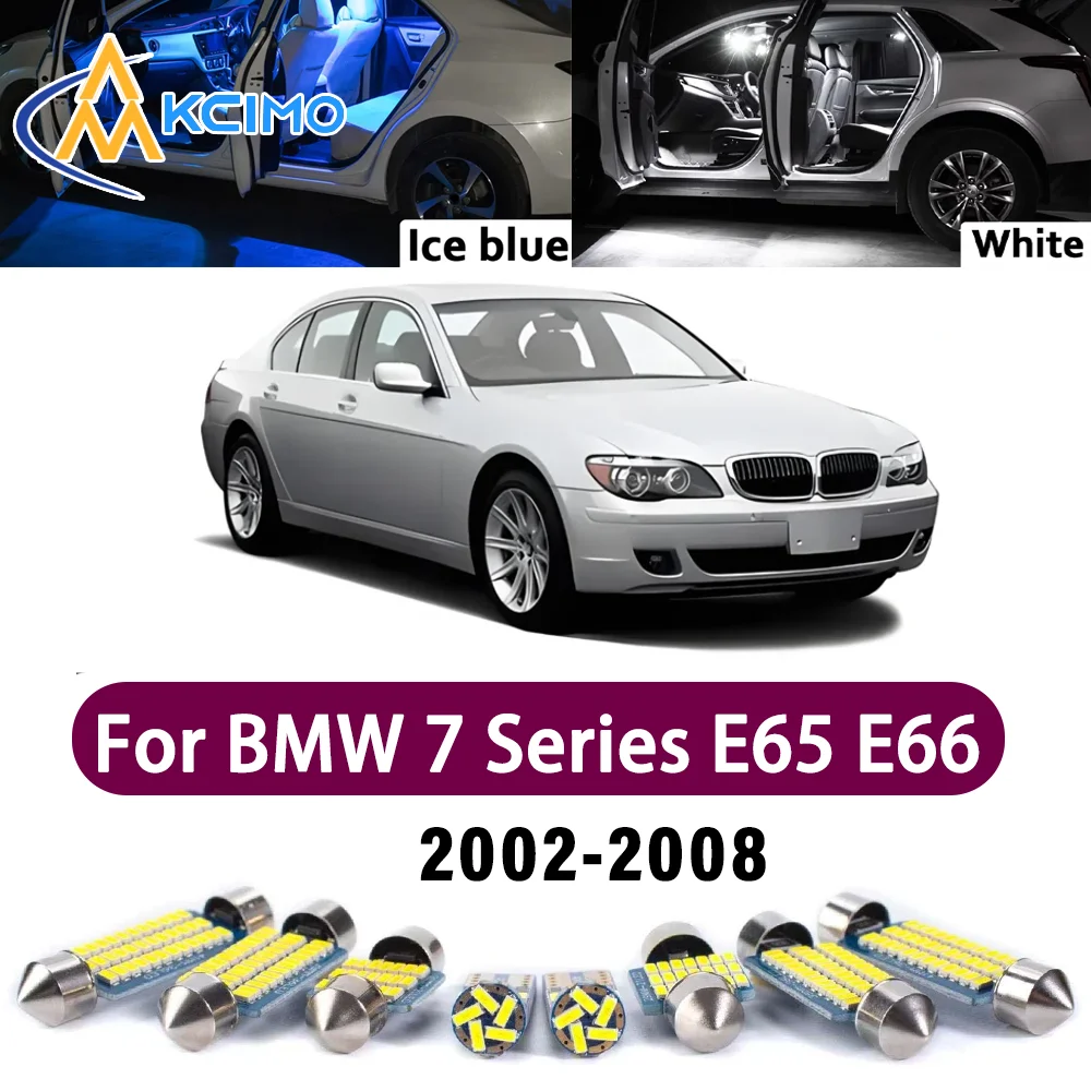 

Canbus Number Plate Bulb For BMW 7 Series E65 E66 2002-2008 Interior Reading Map Bright Mirror Lights Easy Install Mirror Lights