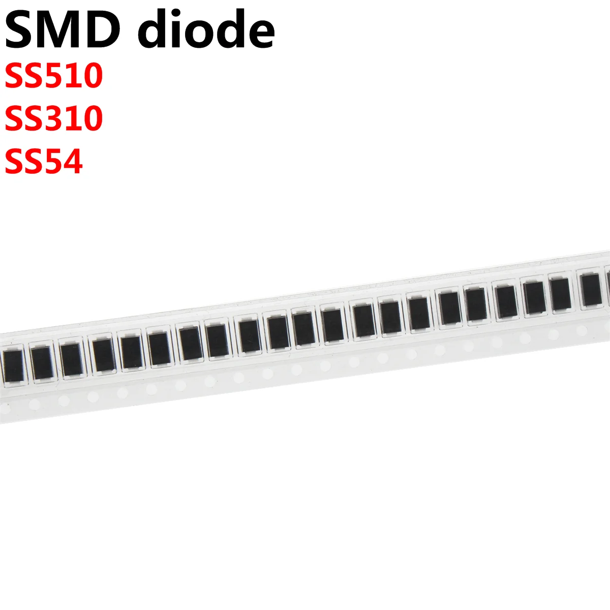 

100PCS DIODE SMD SS510 SS310 SS54 SMA