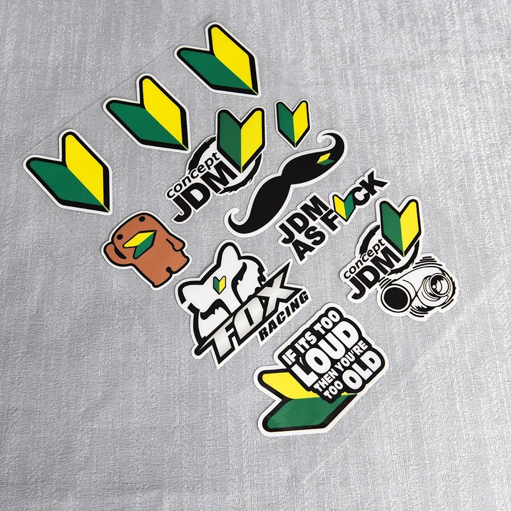 Reflective OSAKA JDM Style Car Sticker  for Toyota Honda Nissan Mazda Mitsubishi Accessories Motorcycle Helmet Decals