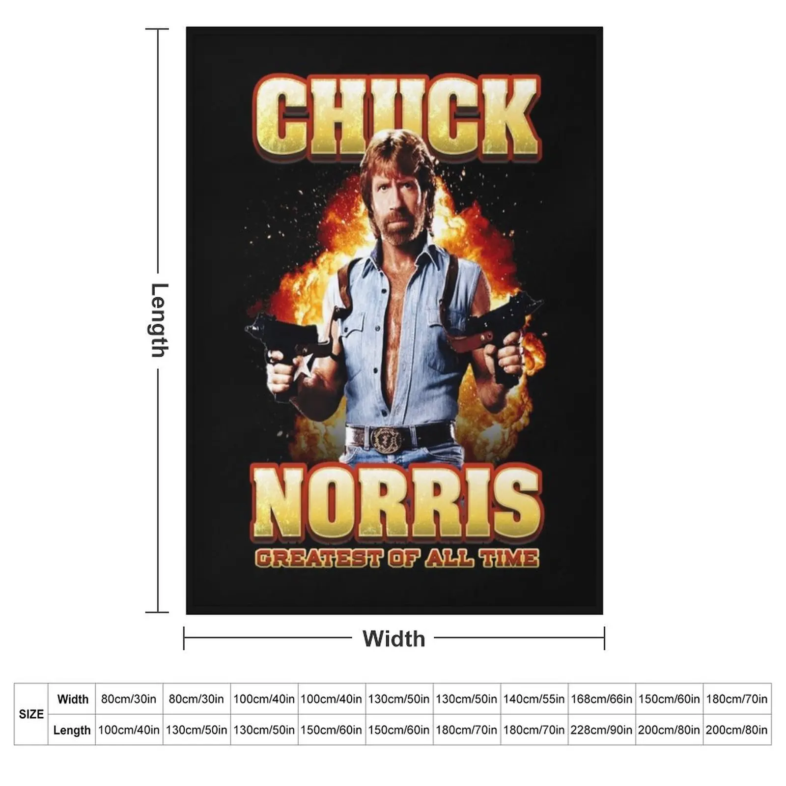 Chuck Norris: Greatest of all Time Throw Blanket Decorative Sofa Furry Soft Beds Blankets