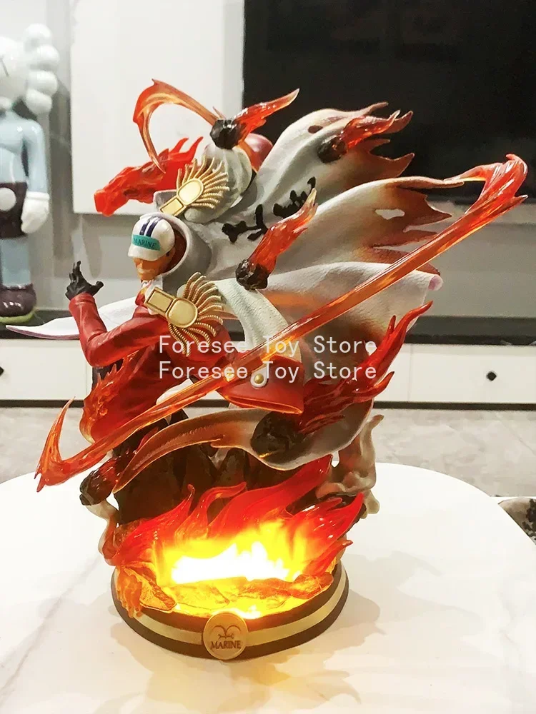 36 سنتيمتر Sakazuki الشكل قطعة واحدة أنيمي المحيطة الشكل تضيء جمع سطح المكتب زخرفة الزينة أفضل هدية للأطفال