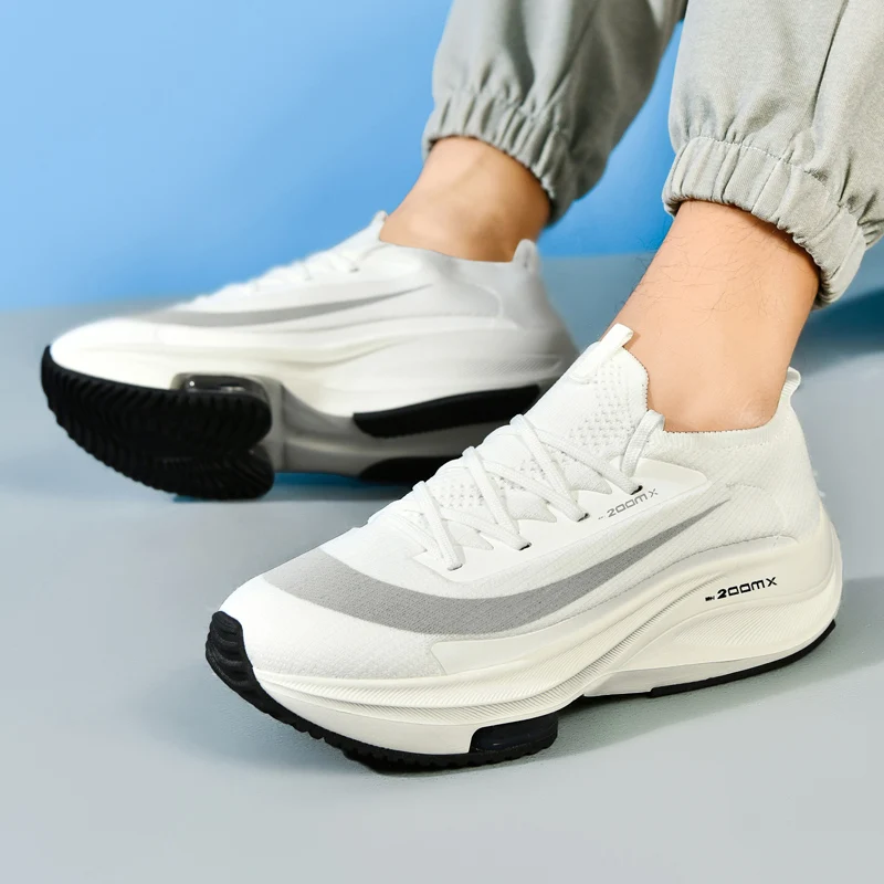 

Men's Women Running Shoes&Breathable Outdoor Sports Mesh Fashion Absorption Air Cushion Sneakers Male Tennis Gym Shoe PlusSize46