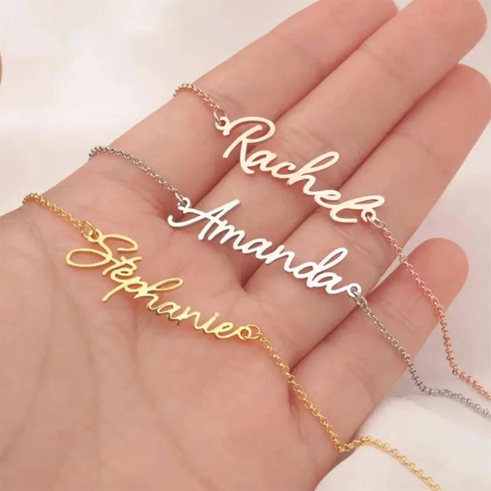 

Индивидуальный браслет из нержавеющей стали с персонализированным именем, модный подарок для хороших друзей, подруг и сестер