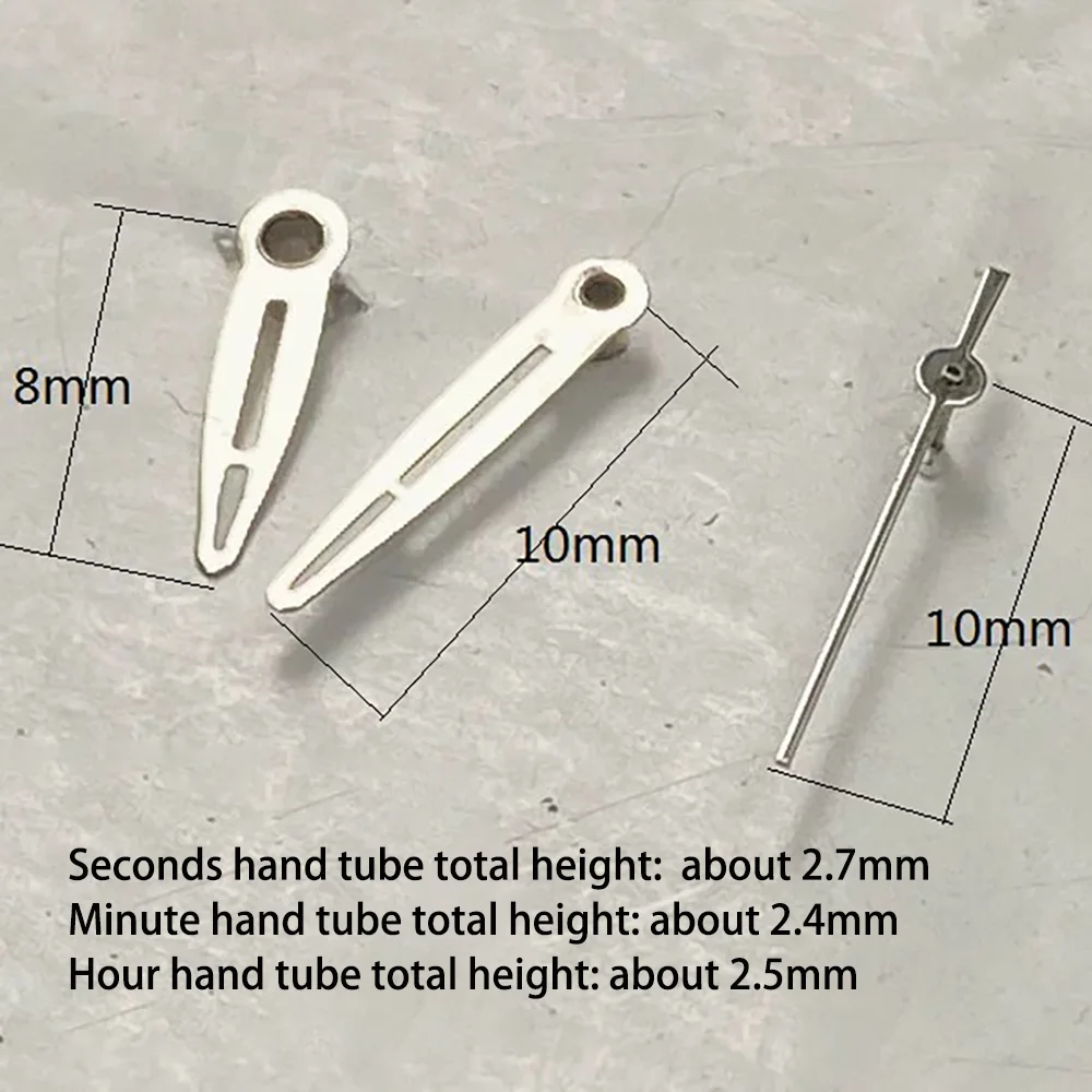 Watch Parts Quartz Watch pointer Suitable for 2035 Movement High Tube Hands And High Hands Watch Accessories Watch Hands