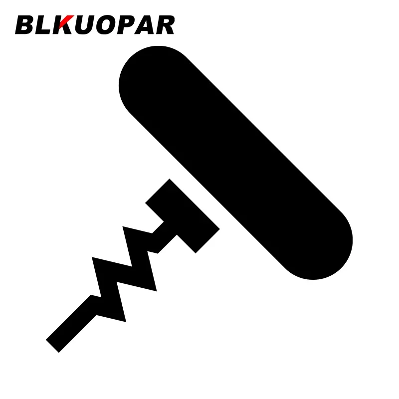 

BLKUOPAR For Corkscrew Car Stickers Vinyl Decals Snowboard Suitcase Waterproof Surfboard Campervan Sunscreen Custom Printing