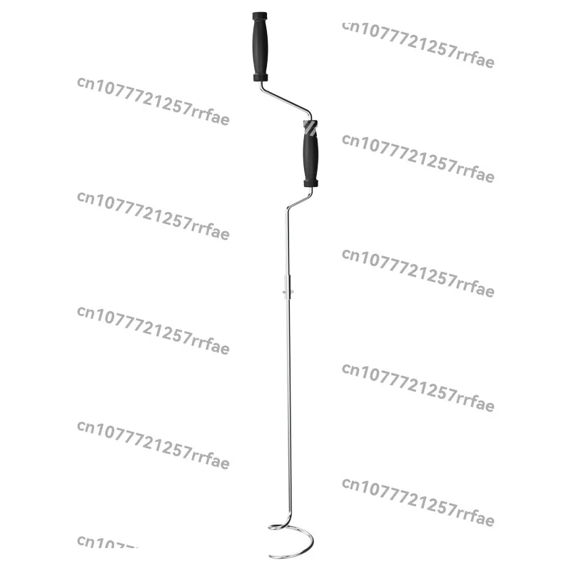 

Split Solid Stainless Steel Compost Turning Stirring Crank Composting Tool Spiral Stirring Rod